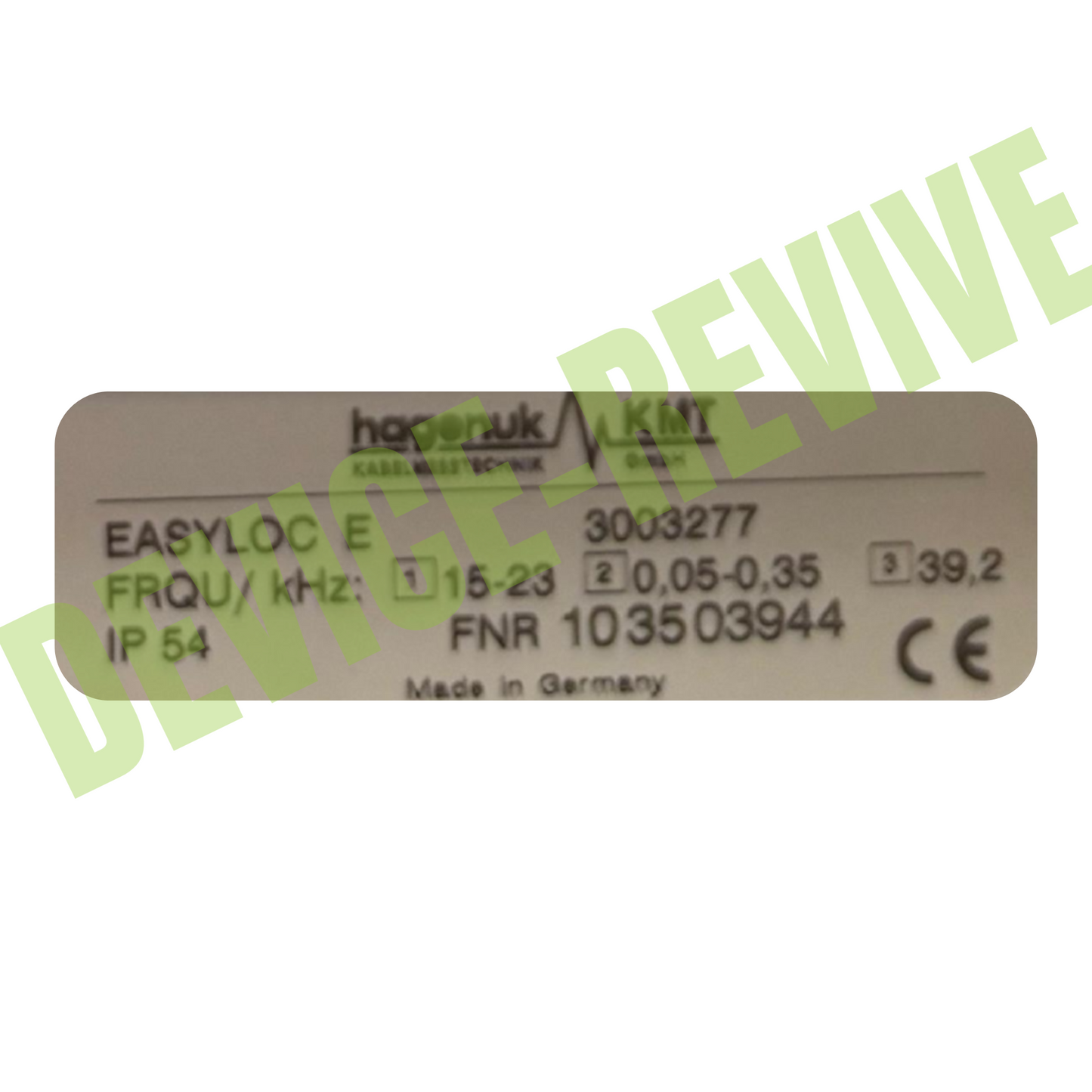 Reparatur für hagenuk KMT EASYLOC E 3003277 Leitungssuchgerät