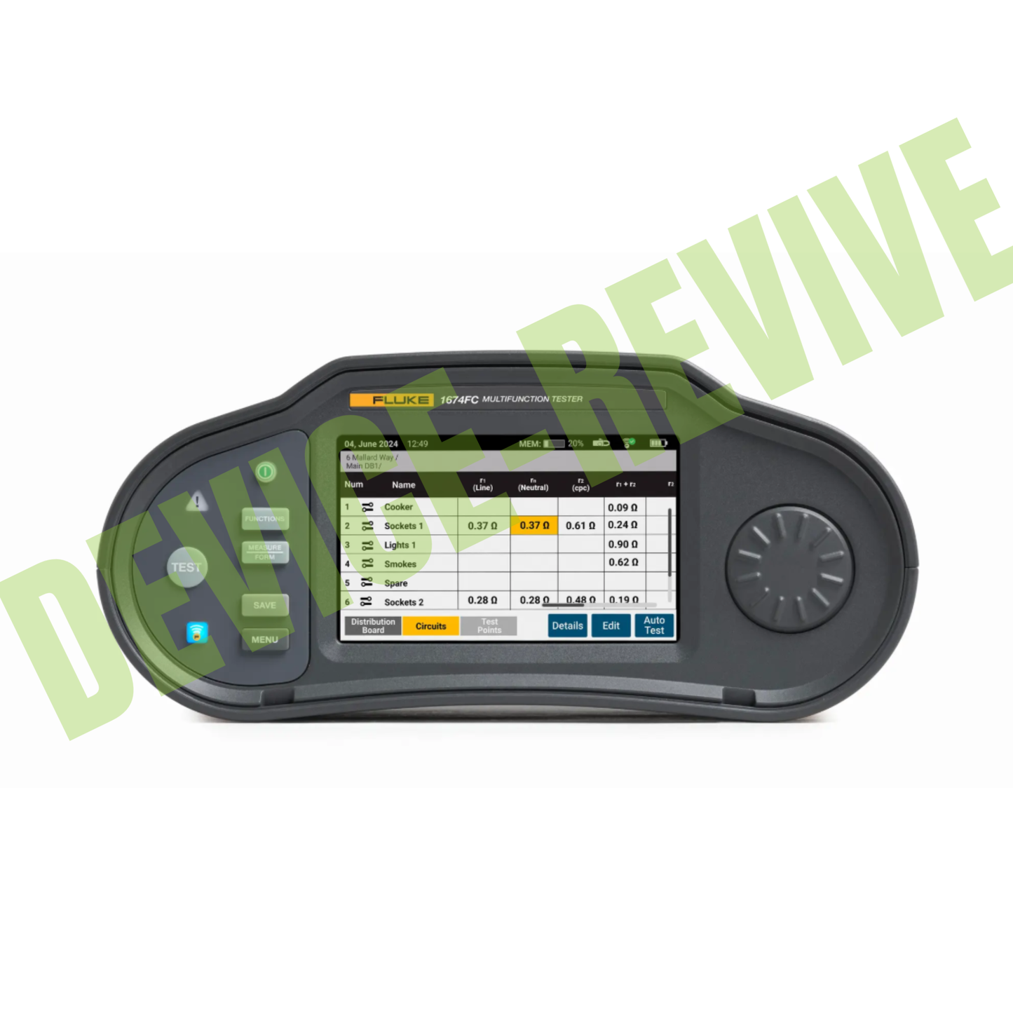 Reparatur für Fluke 1674 VDE Installationsmessgerät